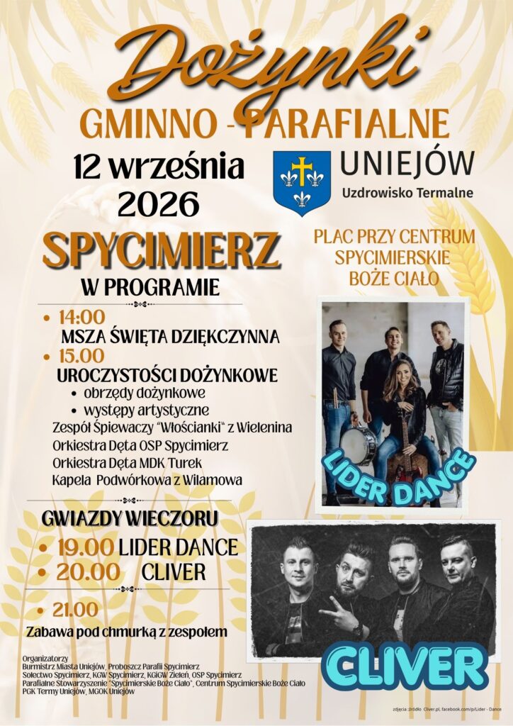 Cliver… oni mają rozbujać uczestników dożynek gminy Uniejów